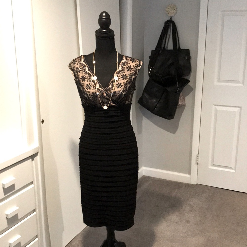 Dress barn midi length dress